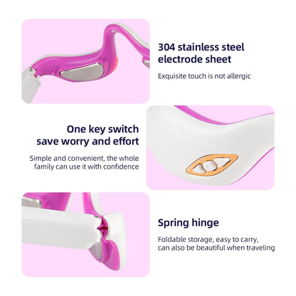 EMS Micro-Current Heated Under-Eye Massager Glasses