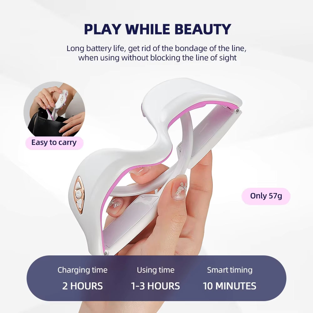 EMS Micro-Current Heated Under-Eye Massager Glasses