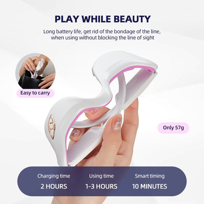 EMS Micro-Current Heated Under-Eye Massager Glasses
