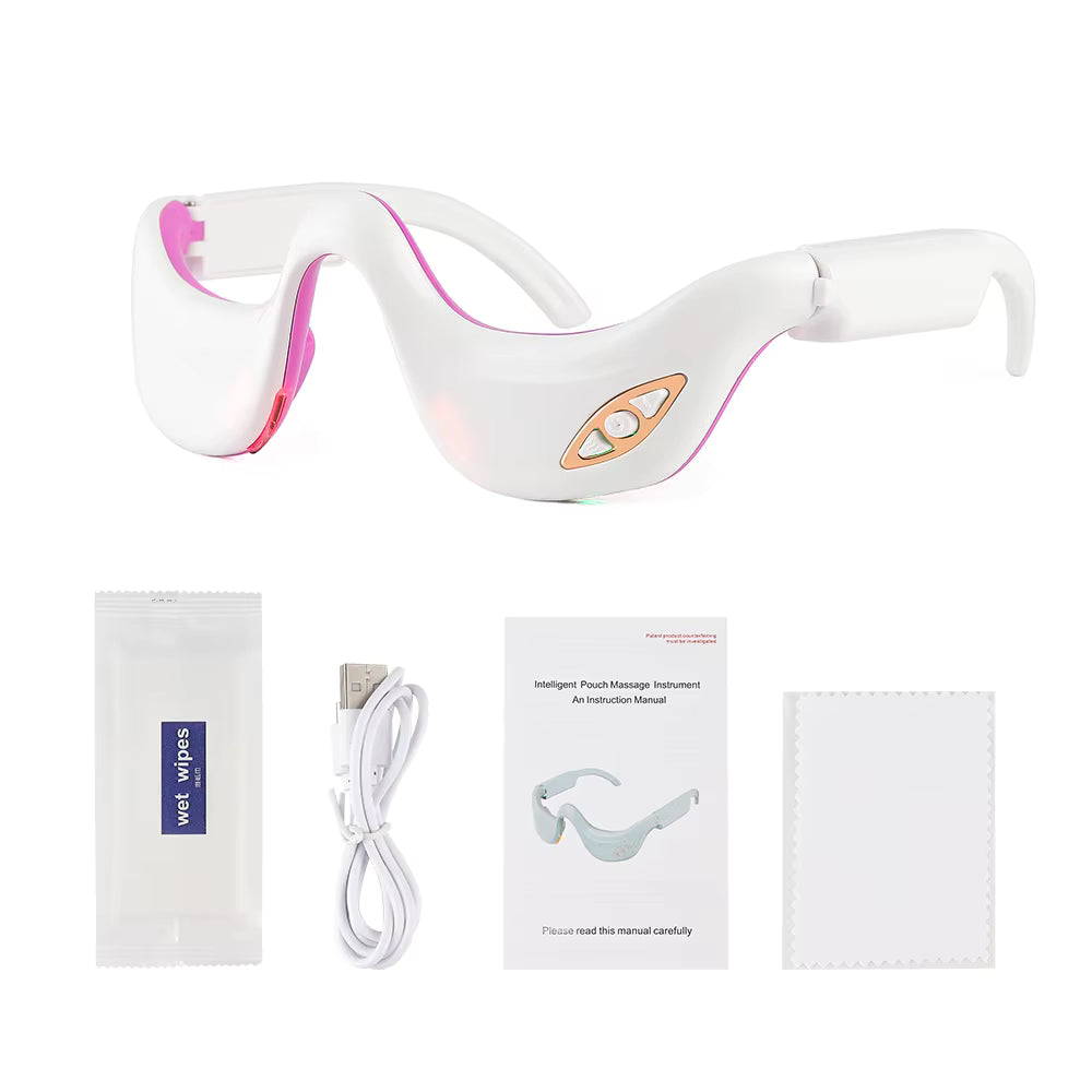 EMS Micro-Current Heated Under-Eye Massager Glasses